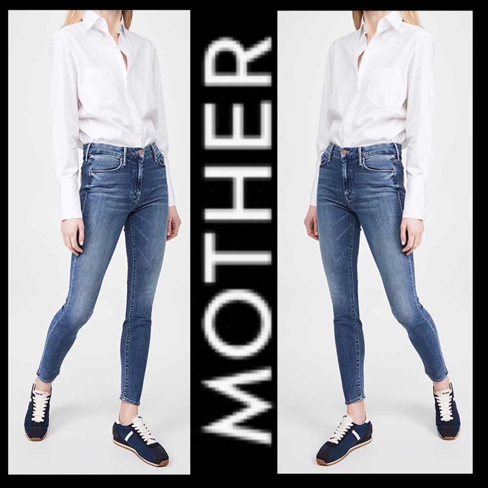 Mother The Looker Skinny in Clean Sweep